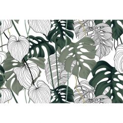 TROPICAL KHAKI Canvas print