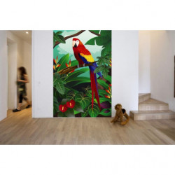 Papier Peint illustration jungle AMAZON