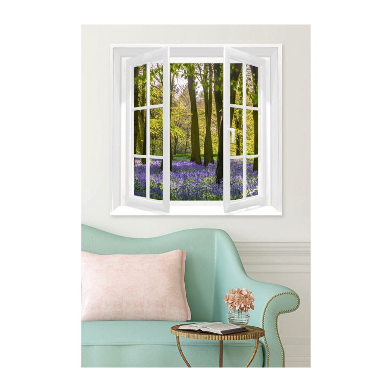 Tableau FENETRE SUR LA FORET DE JACINTHES