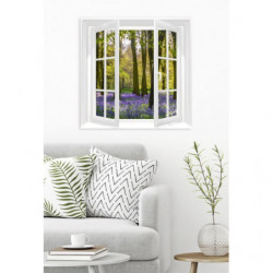 WINDOW ON THE HYACINTH FOREST Canvas print