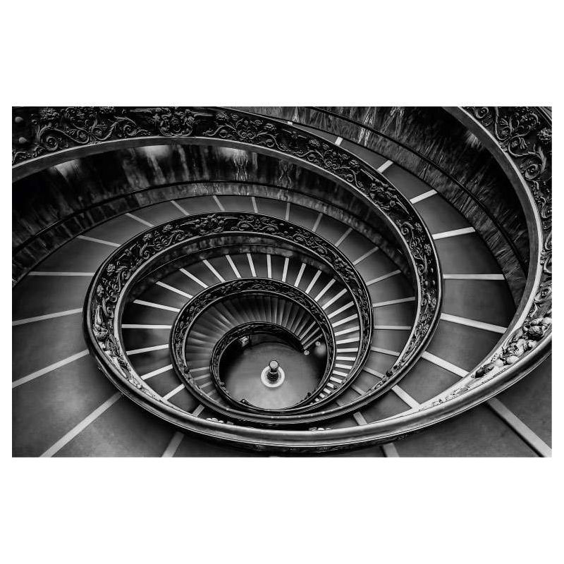 THE STAIRS OF THE VATICAN canvas print - Trompe l oeil painting