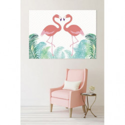 Cuadro en lienzo FLAMINGO ENAMORADO