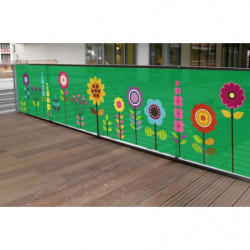 FLOWERS privacy screen