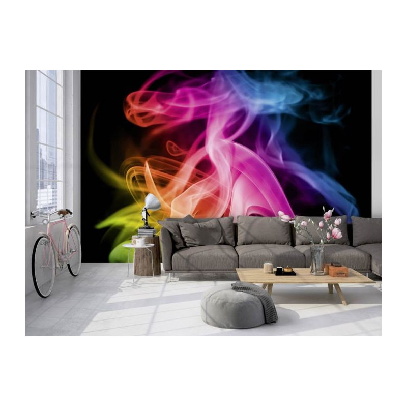 Papel pintado HUMO COLOREADO