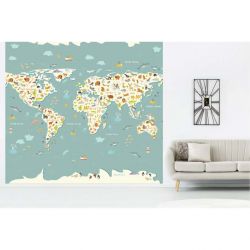 Papier peint ANIMAUX DU MONDE
