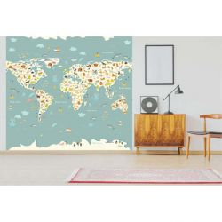 Papier peint ANIMAUX DU MONDE