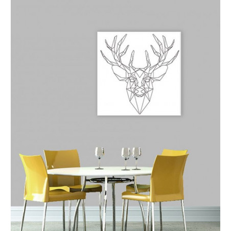 GRAPHIC DEER canvas print