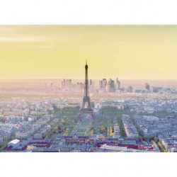 Cuadro en lienzo VISTA GRÁFICA DE PARÍS