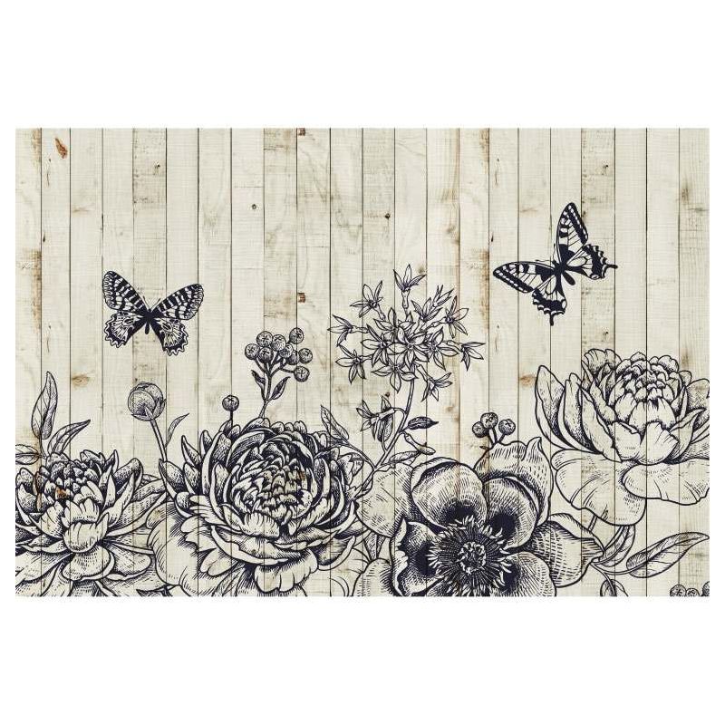 GRAPHIFLORA panoramic wallpaper - Floral wallpaper