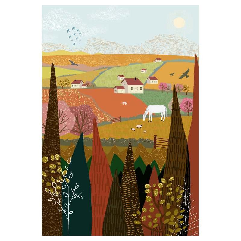 IRISH AUTUMN poster - Landscape and nature poster