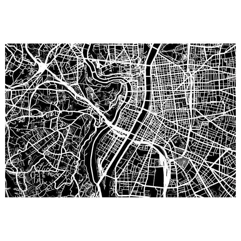URBAN MAP canvas print - Urban canvas print