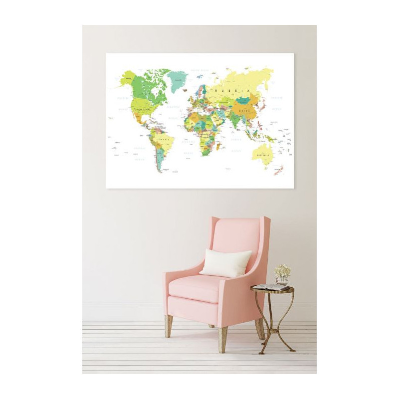 GREEN WORLD Canvas print
