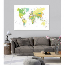 GREEN WORLD Canvas print