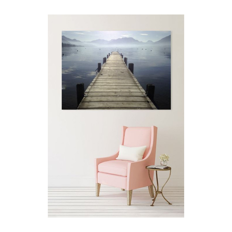 ANNECY IN THE MIST Canvas print
