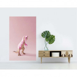 Pink background children's toy wall hanging