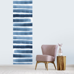 Blue watercolour single wallpaper