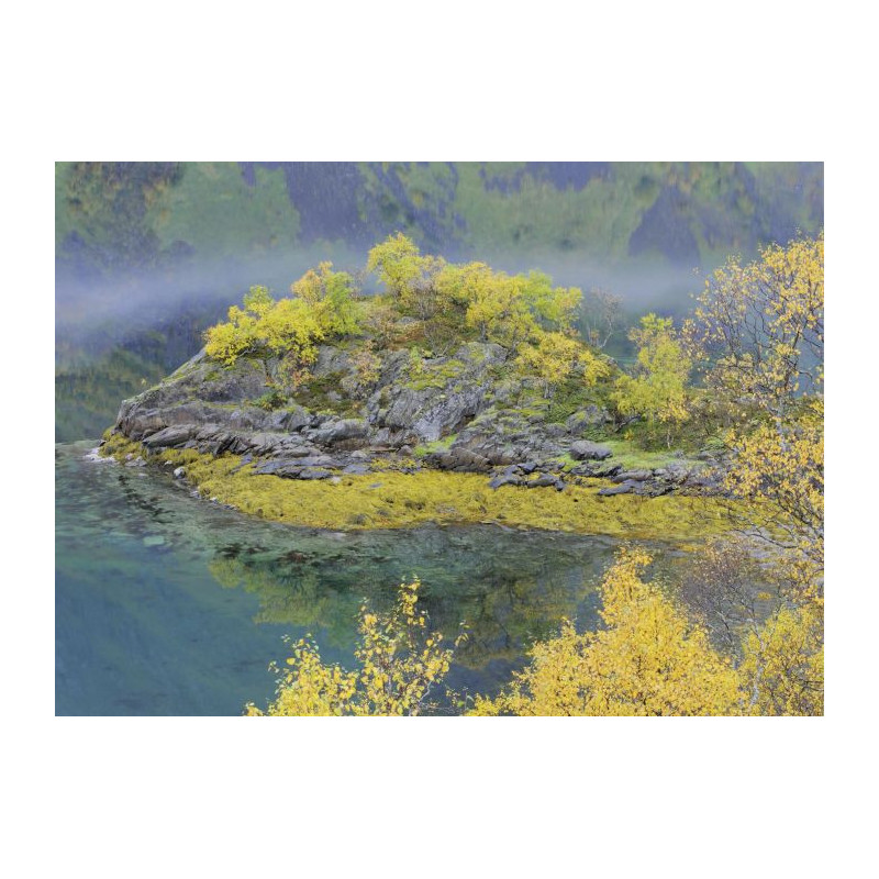AUTUMN ISLAND poster - Landscape and nature poster