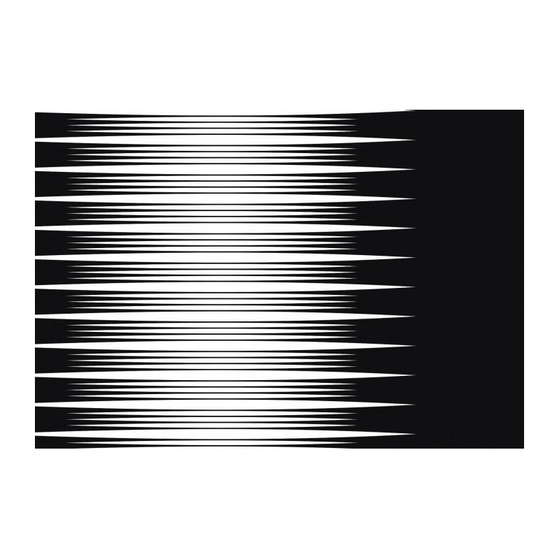 Cuadro en lienzo HIPNOGRAMA - Lienzo blanco y negro