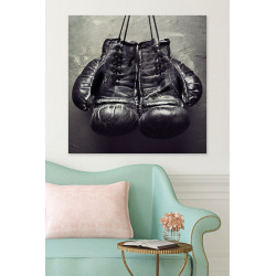 Poster gants de boxe style vintage