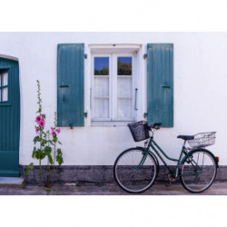 ILE DE RE BY BIKE canvas print