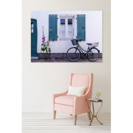 ILE DE RE BY BIKE canvas print