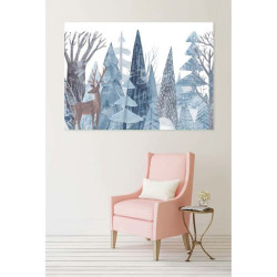SNOWY ILLUSTRATION poster