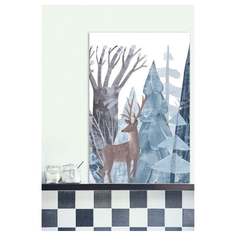 SNOWY ILLUSTRATION poster