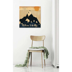 THE ILLUSTRATED ALPS poster