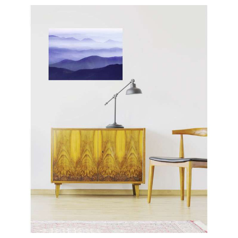 Poster MONTAGNES BLEUES
