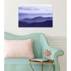 Poster MONTAGNES BLEUES