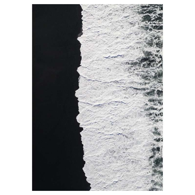 BLACK SAND BEACH poster - Sea and ocean poster