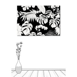 TROPICAL BLACK AND WHITE poster