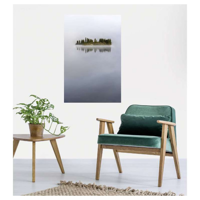 Poster île dans la région du Yukon, Canada