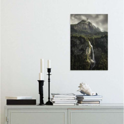 Poster Alpes Suisse avec panorama de montagnes alpines