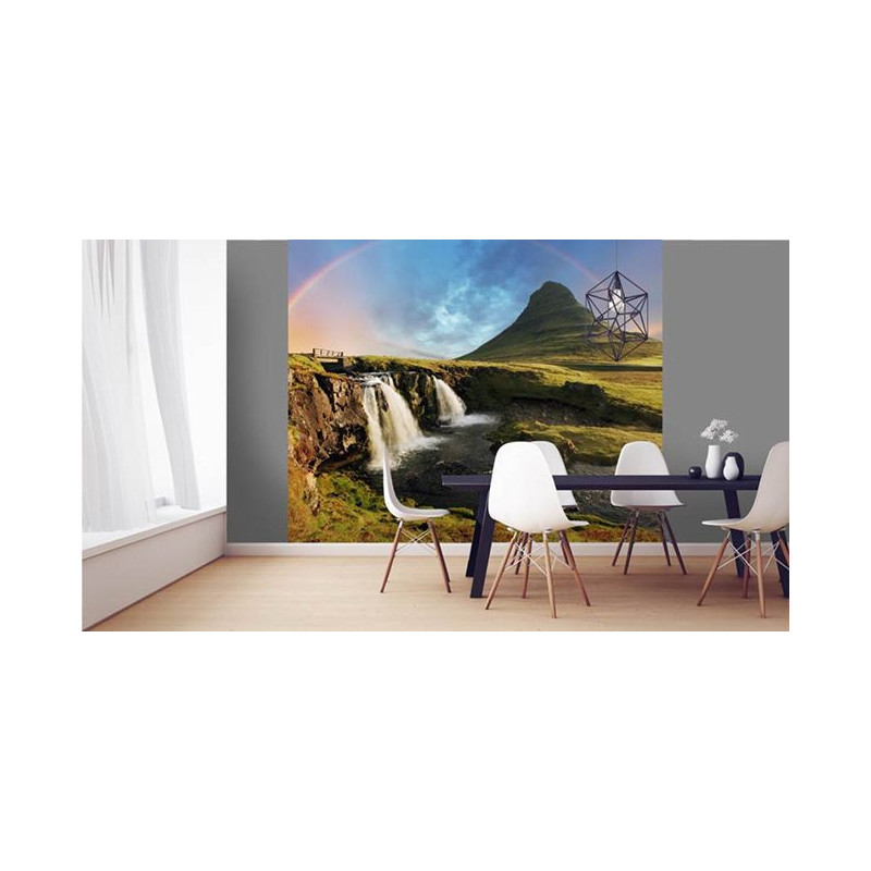 Papier Peint tapisserie KIRKJUFELLSFOSS ISLANDE