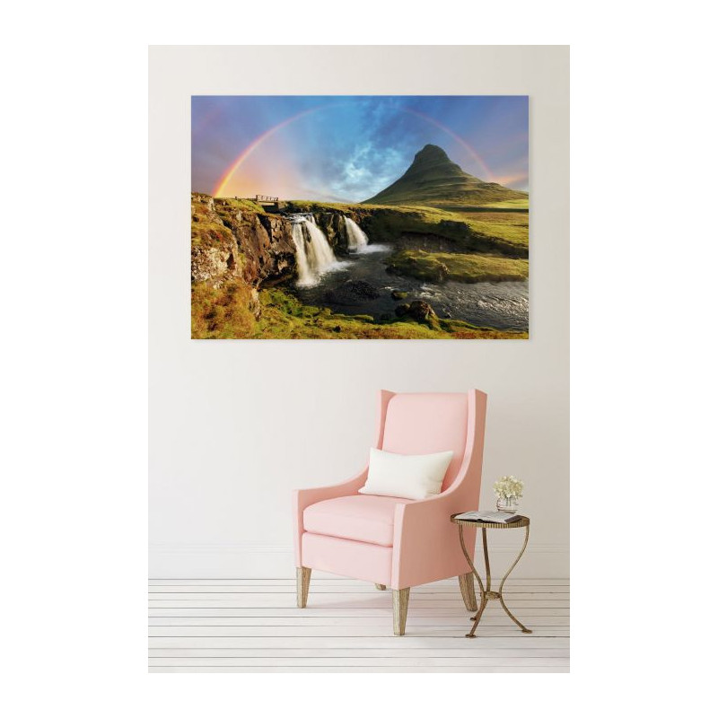Lienzo impreso KIRKJUFELLSFOSS ISLANDIA