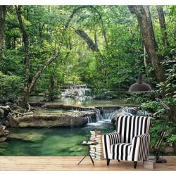Papel pintado EL BOSQUE ESMERALDA