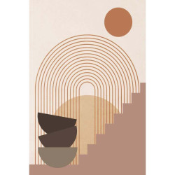 Poster ESCALERA TERRACOTTA