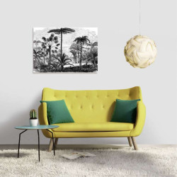 Poster jungle tendance tons sobres 