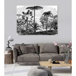 PALM TREE ENGRAVING Poster