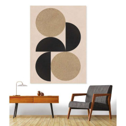 Affiche minimaliste au style scandinavian design