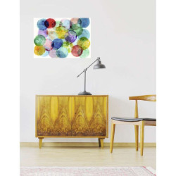 COLOURED CIRCLES poster