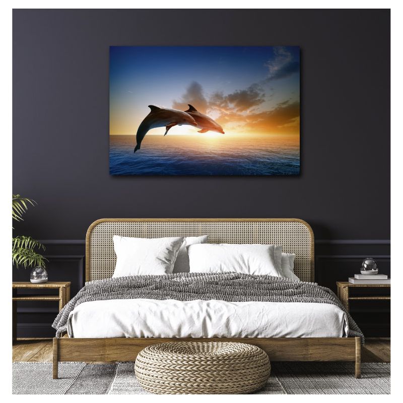 Póster SALTO DE DELFINES