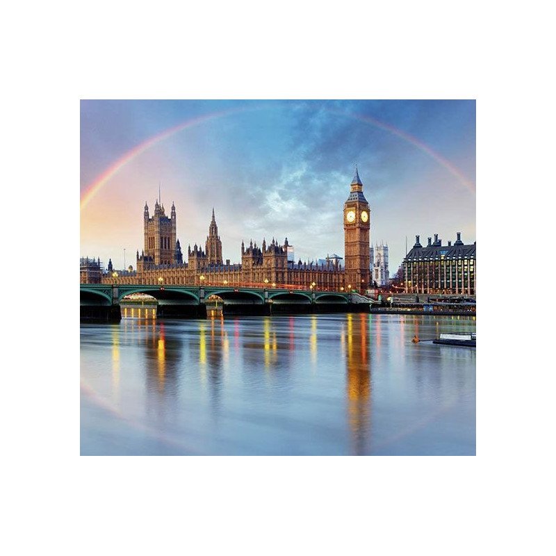 Papier peint panoramique LONDON RAINBOW - Papier peint londres