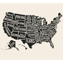 Póster USA VINTAGE