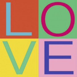 Cuadro en lienzo LOVE GIRLY