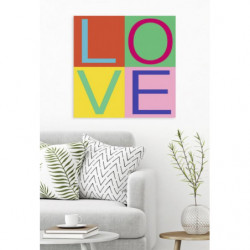 Cuadro en lienzo LOVE GIRLY