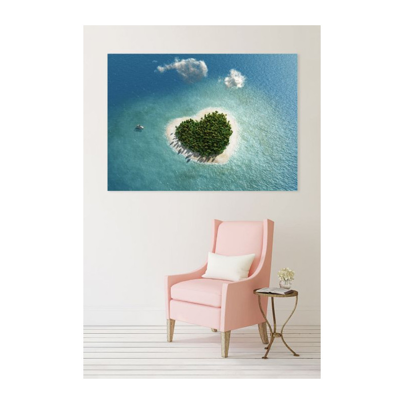 LOVE ISLAND Canvas print