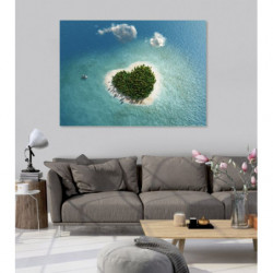 LOVE ISLAND Canvas print