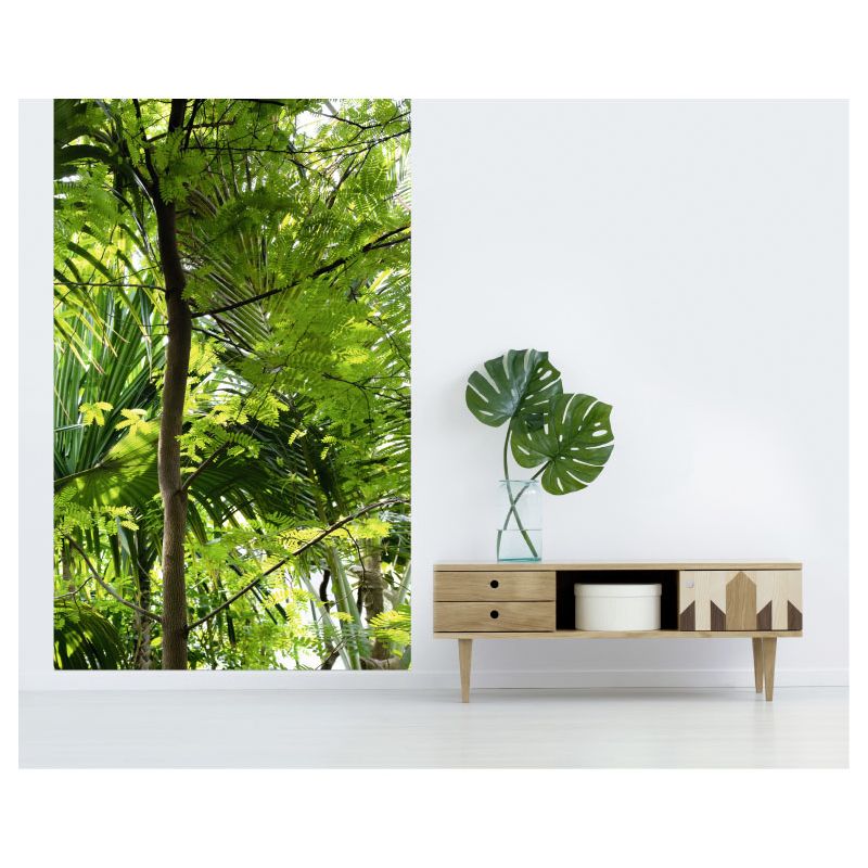 Papier peint forêt verte